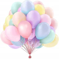Balony i akcesoria - Balony Pastelowe Partydeco Strong Matowe Zestaw Xxl 50 Szt Urodziny Impreza - miniaturka - grafika 1