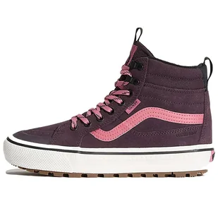 Buty damskie Vans SK8-Hi Waterproof VN000DAQ02Y1 - fioletowe - Trampki damskie - miniaturka - grafika 1