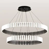 Lampy sufitowe - Podwójna lampa wisząca Klavia CGKLAVIA-80-DOUBLE COPEL LED 231W 3000K czarna - miniaturka - grafika 1