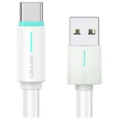 Kable USB - Kabel USB - USB-A USAMS SJ732USB02 18W 1 m Biały - miniaturka - grafika 1