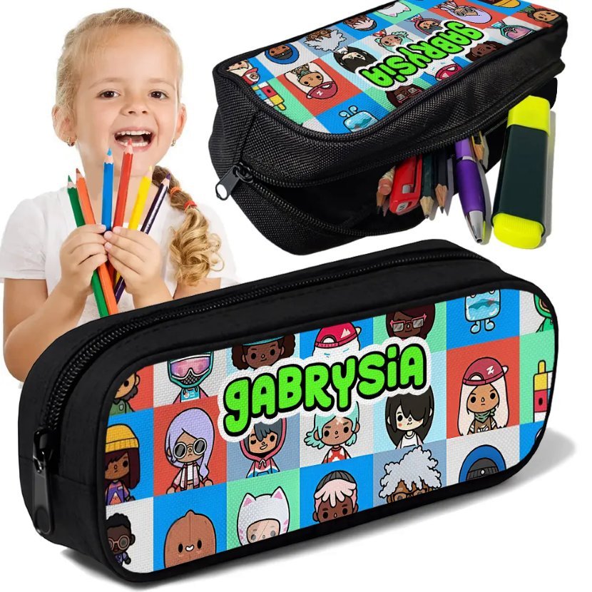 Piórnik personalizowany tuba TOCA BOCA nadruk imienia ksywki
