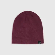 Czapki męskie - Czapka męska zimowa 4F 4FWAW25ACAPM577-60S Czerwony Roz. M - miniaturka - grafika 1