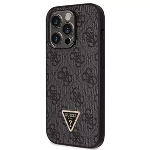 Guess GUHCP14LP4TDSCPK iPhone 14 Pro 6.1" czarny/black hardcase Crossbody 4G Metal Logo - Etui i futerały do telefonów - miniaturka - grafika 2