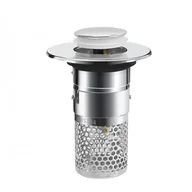 Korki do umywalek - Korek do zlewu z wyjmowanym filtrem, ulepszony korek odpływowy 34-40 mm, uniwersalny korek do zlewu łazienkowego z sitkiem na włosy - miniaturka - grafika 1