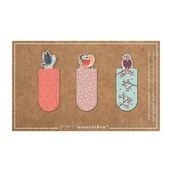 Przybory szkolne - Zakładki magnetyczne Romantyczne Ptaki - miniaturka - grafika 1