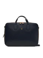 Torby na laptopy - Tommy Hilfiger Torba na laptopa Th Icon Laptop Bag AW0AW18004 Granatowy - miniaturka - grafika 1