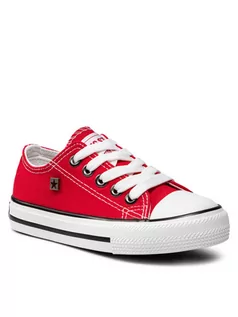 Buty dla dziewczynek - Big Star Trampki Dziecięce FF374201 Czerwone 29 - grafika 1