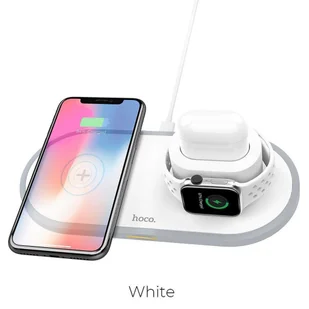 HOCO ładowarka bezprzewodowa / indukcyjna Qi 3w1 t - Ładowarki do telefonów - miniaturka - grafika 1