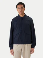 Kurtki męskie - Calvin Klein Kurtka bomber LV04LF506G Granatowy Regular Fit - miniaturka - grafika 1