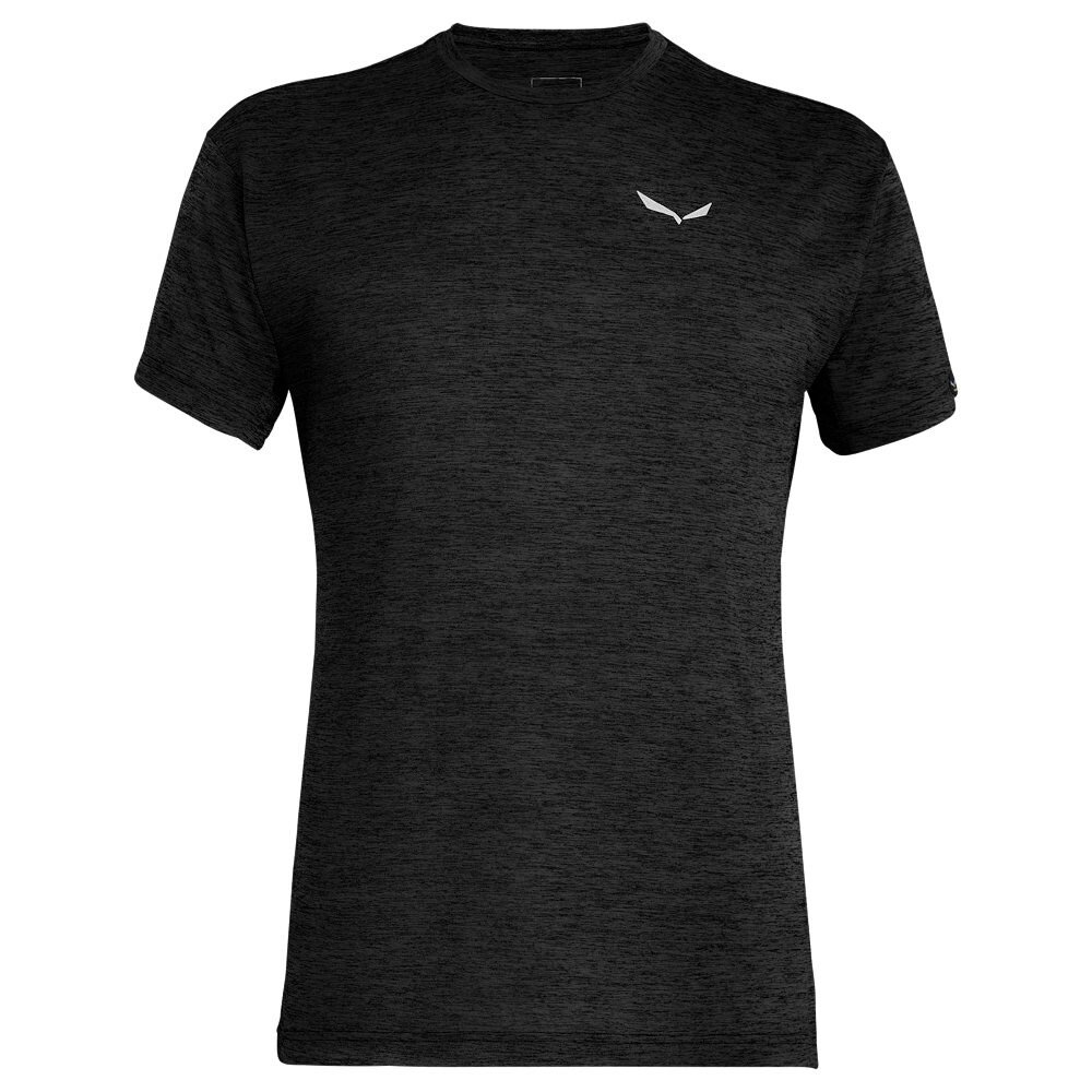 Koszulka męska Salewa Puez Melange Dry S/S Tee Black Out XXL
