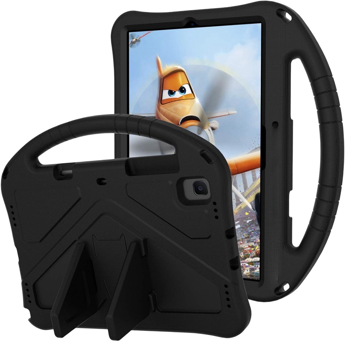 Etui Ochronne do iPad Mini 6 Silikonowe Stojak z Uchwytem Czarne