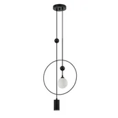 Lampy sufitowe - Lampa wisząca TROSTI PND-428892-BK Italux - miniaturka - grafika 1