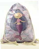 Plecaki worki - MOCNY DUŻY WOREK PLECAK TORBA GUMOWANY SYRENA - miniaturka - grafika 1