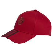 Czapki i chusty sportowe męskie - Czapka adidas FC Bayern BB Cap IX5692 czerwony OSFM - miniaturka - grafika 1