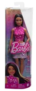Barbie Fashionistas. Lalka różowa koszulka Hrh13 - koszulka - Lalki dla dziewczynek - miniaturka - grafika 1
