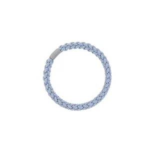 invisibobble BEAUTIES Bebe Blue (4 sztuki) – plecione spiralne gumki do włosów w kolorze pastelowym niebieskim i zielonym – stylowe we włosach i jako bransoletka – spiralna gumka do włosów dla kobiet - Ozdoby do włosów - miniaturka - grafika 1