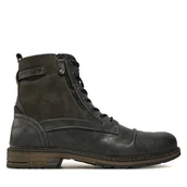 Botki męskie - Trzewiki Mustang 4157-503 BIG Szary - miniaturka - grafika 1