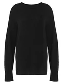 Swetry damskie - Patrizia Pepe Sweter 2K0326 K293 Czarny Regular Fit - miniaturka - grafika 1