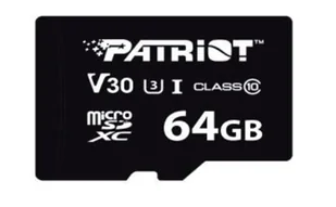 Patriot 64GB VX microSDXC UHS-I U3 V30 - Karty pamięci - miniaturka - grafika 1
