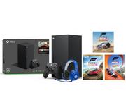 Konsole Xbox - Xbox Series X z napędem - 1TB + Forza Horizon 5 Bundle + słuchawki LucidSound LS15X (niebieski) - miniaturka - grafika 1