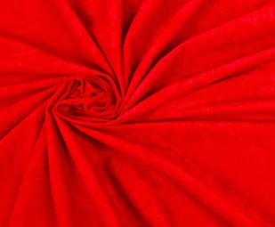 Mikrofaza Tkanina Obiciowa Zamsz Welur Materriał Meble Czerwony 0,5 Mb - Pasmanteria - miniaturka - grafika 1