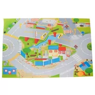 Maty edukacyjne - Sun Baby Mata Construction Site z autkami 120x80 cm B05.048.1.1 - miniaturka - grafika 1