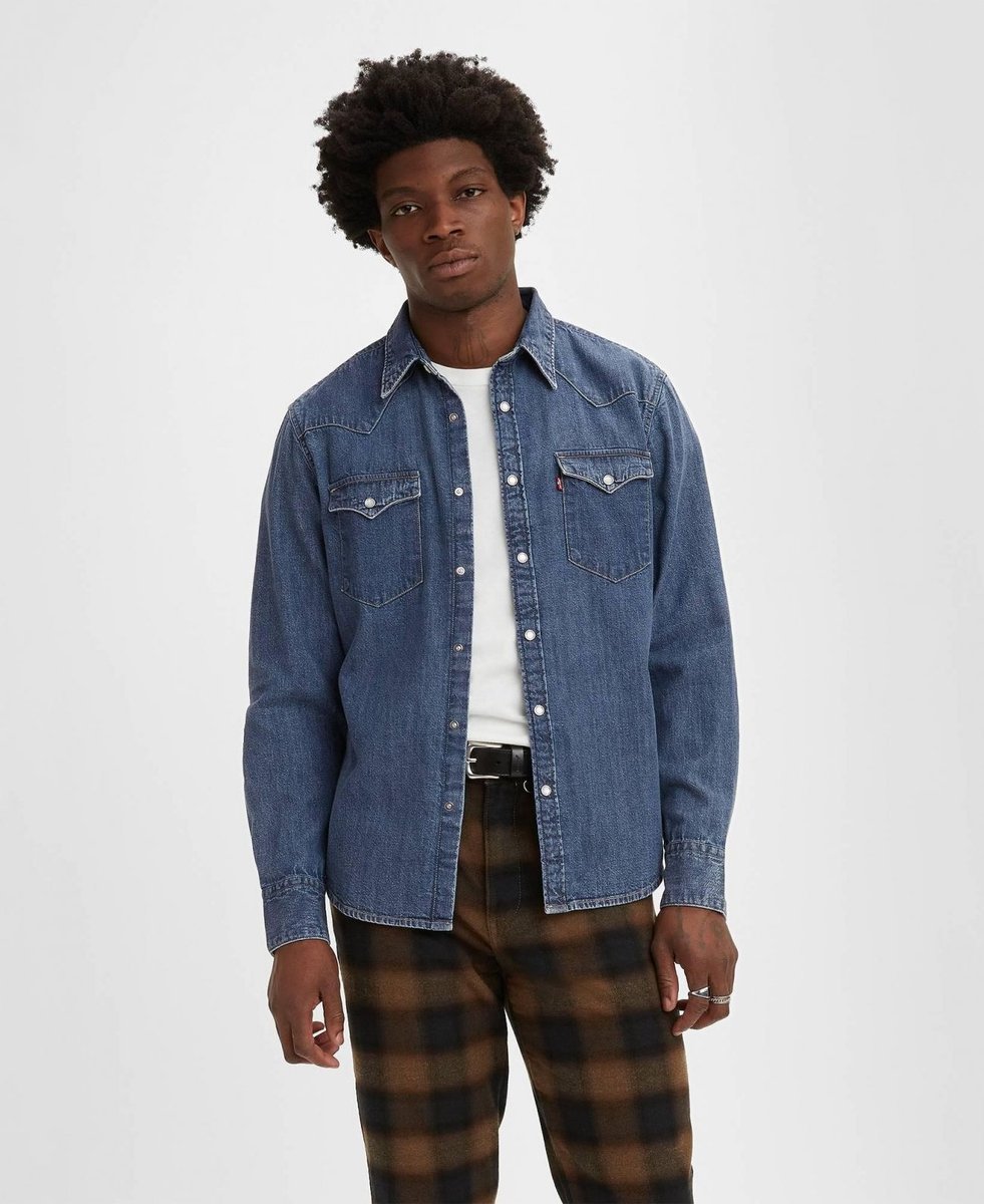 camicie uomo levis 85744 0041 - barstow lower haight