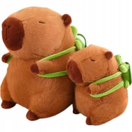 Plecaki - Kapibara Pluszowa Maskotka 40CM Zabawka Z Plecakiem Żółwik Miękka Pluszak - miniaturka - grafika 1