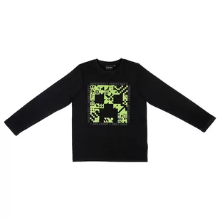 Bluzka Minecraft, 152cm, wzór Creeper, z długim rękawem - Koszulki dla chłopców - miniaturka - grafika 1