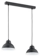 Lampy sufitowe - Lemir Astro listwa 2 pł. / czarny matowy + biały połysk O2982 W2 CZA + BIA - miniaturka - grafika 1