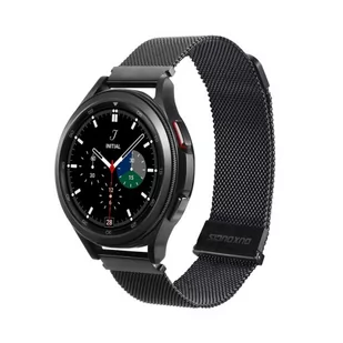 Dux Ducis Magnetic Strap pasek do Samsung Galaxy Watch / Huawei Watch / Honor Watch / Xiaomi Watch (22mm band) magnetyczna opaska czarny (Milanese Version) - Akcesoria do smartwatchy - miniaturka - grafika 1