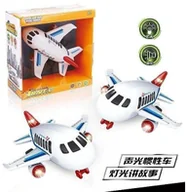 Samoloty i helikoptery - Samolot pasażerski ze światłem i dźwiękiem - miniaturka - grafika 1