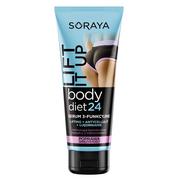 Balsamy i kremy do ciała - Soraya, Body Diet24, serum 3-funkcyjne do ciała, 200 ml - miniaturka - grafika 1