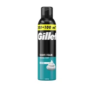 Kosmetyki do golenia - Gillette Sensitive Skin pianka do golenia 300ml - miniaturka - grafika 1