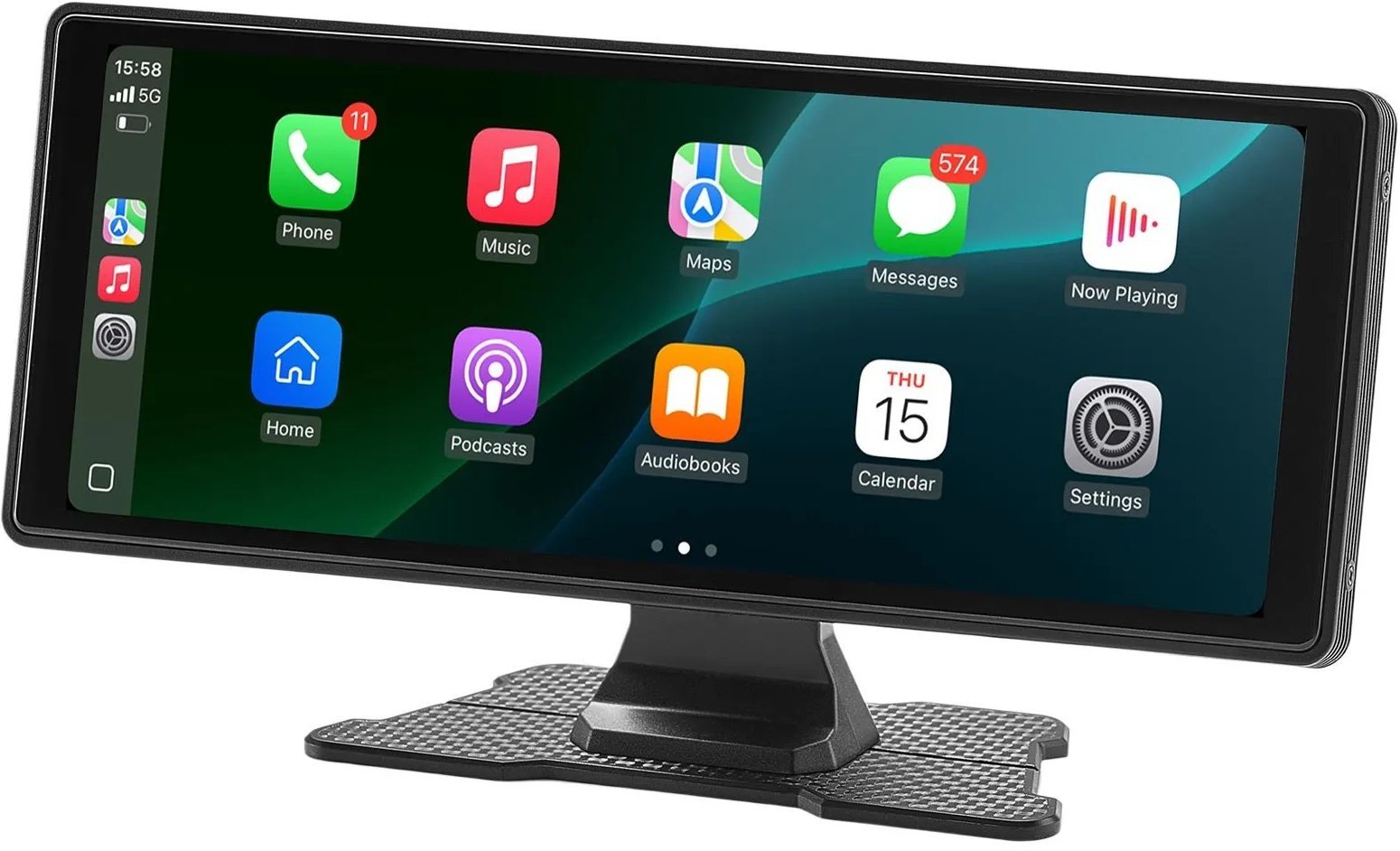 VEVOR Ekran samochodowy 10'' CarPlay Radio Android Auto BT GPS kamery