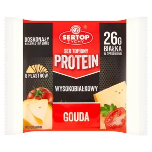 Sertop Tychy Protein Ser topiony w plastrach gouda 130 g - Sery - miniaturka - grafika 1