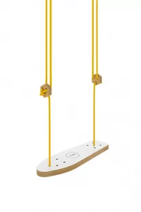 HUŚTAWKA DESKOROLKA biała - Place zabaw HUŚTAWKA DESKOROLKA biała - Place zabaw - miniaturka - grafika 1