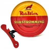 Konserwy i dania rybne - Surstromming Śmierdzące Śledzie Kiszone 400g Puszka Otwieracz Importer - miniaturka - grafika 1