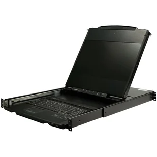 StarTech RKCOND17HD konsola rackowa 43,9 cm (17.3") 1920 x 1080 px Stal Czarny 1U - Akcesoria do serwerów - miniaturka - grafika 1