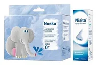 Przeziębienie i grypa - Nosko, aspirator do nosa 1 sztuka + Nisita spray do nosa 20ml - miniaturka - grafika 1