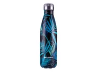 Butelki termiczne - Butelka termiczna arctherm 500 ml wzór liście paproci czarna - miniaturka - grafika 1
