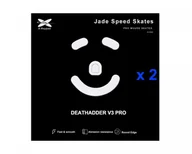 Gadżety dla graczy - X-raypad Jade Skates Razer Deathadder V3 Pro Baltas 2 vnt. Balti Pakaitiniai Pelė Feet - miniaturka - grafika 1