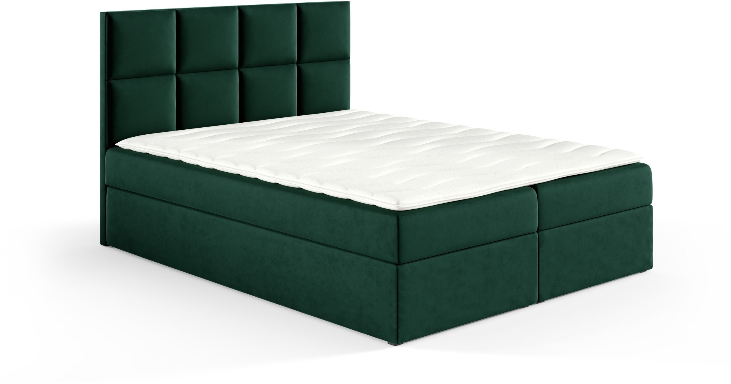 Łóżko kontynentalne Gobi Box 160x200 bez nóżek riviera 38