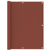 Parawany - vidaXL Parawan balkonowy, terrakota, 120x600 cm, tkanina Oxford vidaXL - miniaturka - grafika 1