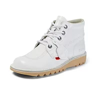 Botki damskie - Kickers Unisex Kick Hi botki, biały - 38 EU - miniaturka - grafika 1
