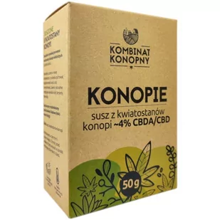 Kombinat Konopny Konopie 4% CBDA/CBD Suplement diety 50 g - Suplementy naturalne - miniaturka - grafika 1