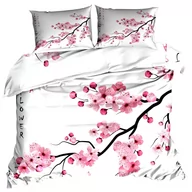 Pościel - Pościel 3D Bawełna Satyna 200X220Cm Kwiaty Wiśni - miniaturka - grafika 1