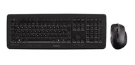 Myszki - CHERRY DW 5100 klawiatura Dołączona myszka Uniwersalne RF Wireless QWERTY British English Czarny - miniaturka - grafika 1