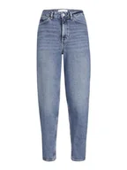 Spodnie damskie - JACK & JONES damskie spodnie jeansowe, niebieski (medium blue denim), 32W / 32L - miniaturka - grafika 1