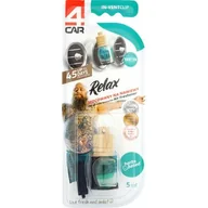 Zapachy samochodowe - Zapach w płynie na wloty WOOD CLIP IT relax 5 ml 4Car - miniaturka - grafika 1